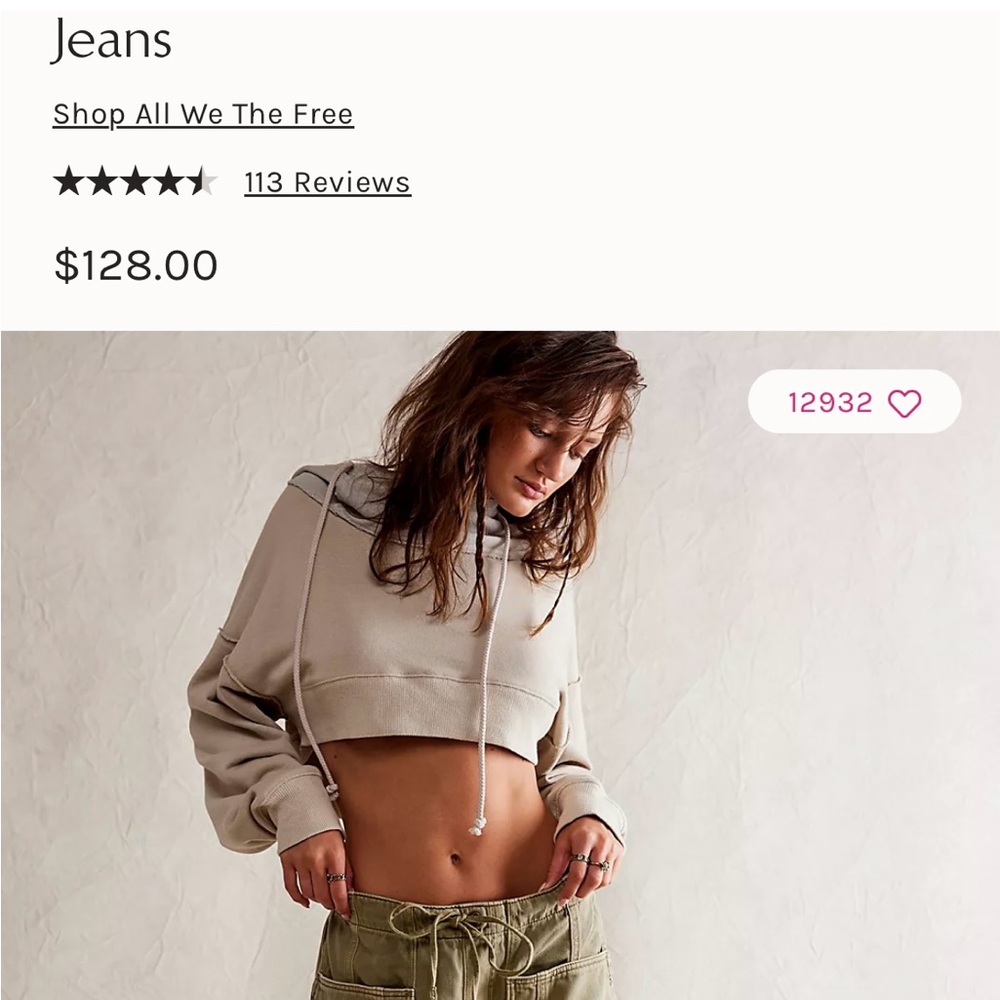 Free People Olive Green Cropped Utility Pants - Picture 4 of 12